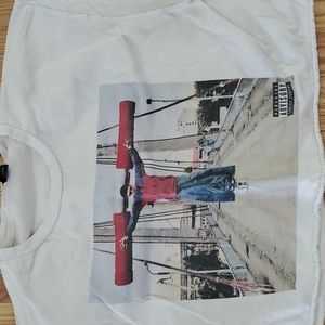 Oliver 🌳 Tree white crop tee size L